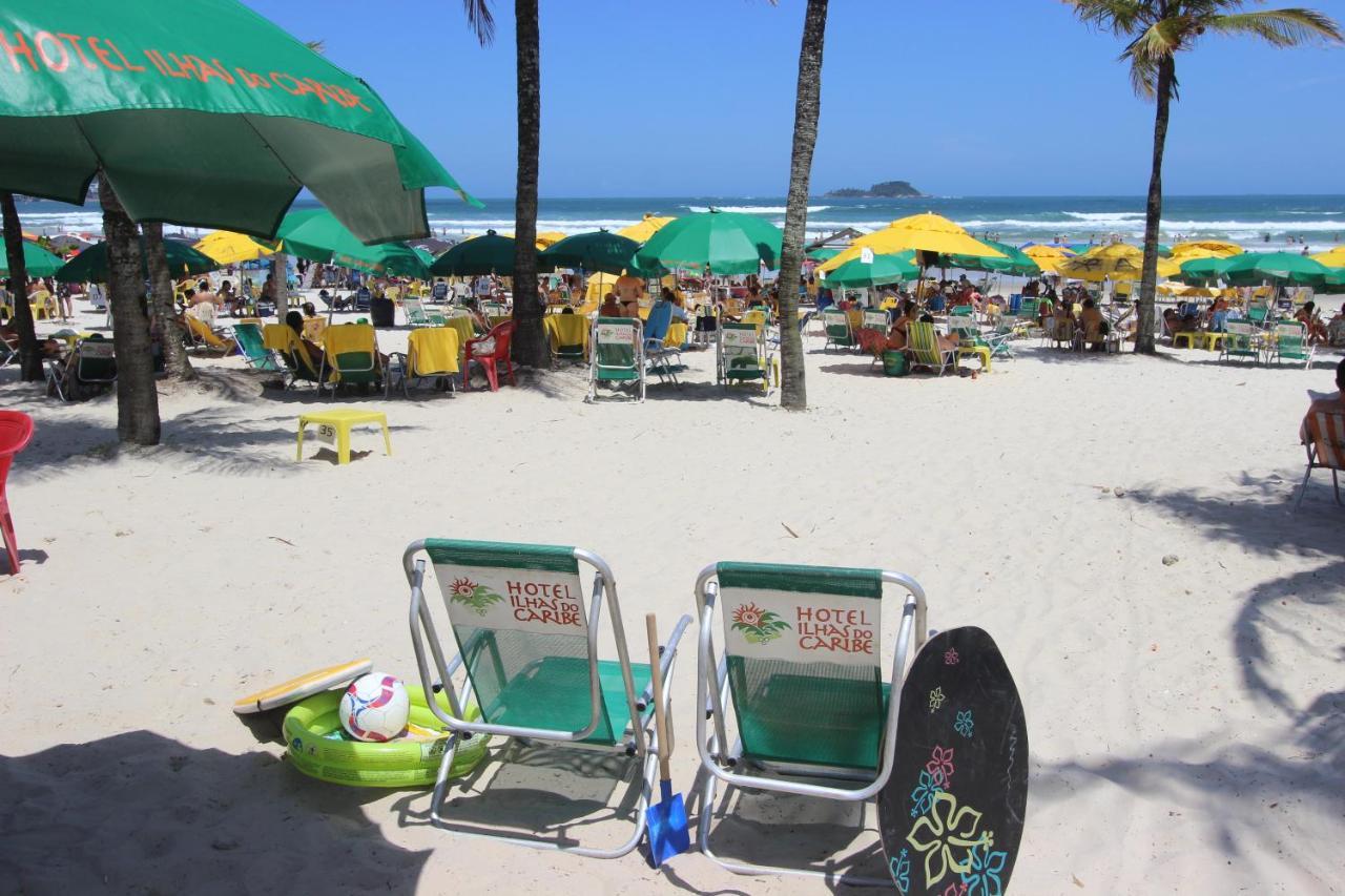 גוארויה Hotel Ilhas Do Caribe - Na Melhor Regiao Da Praia Da Enseada מראה חיצוני תמונה