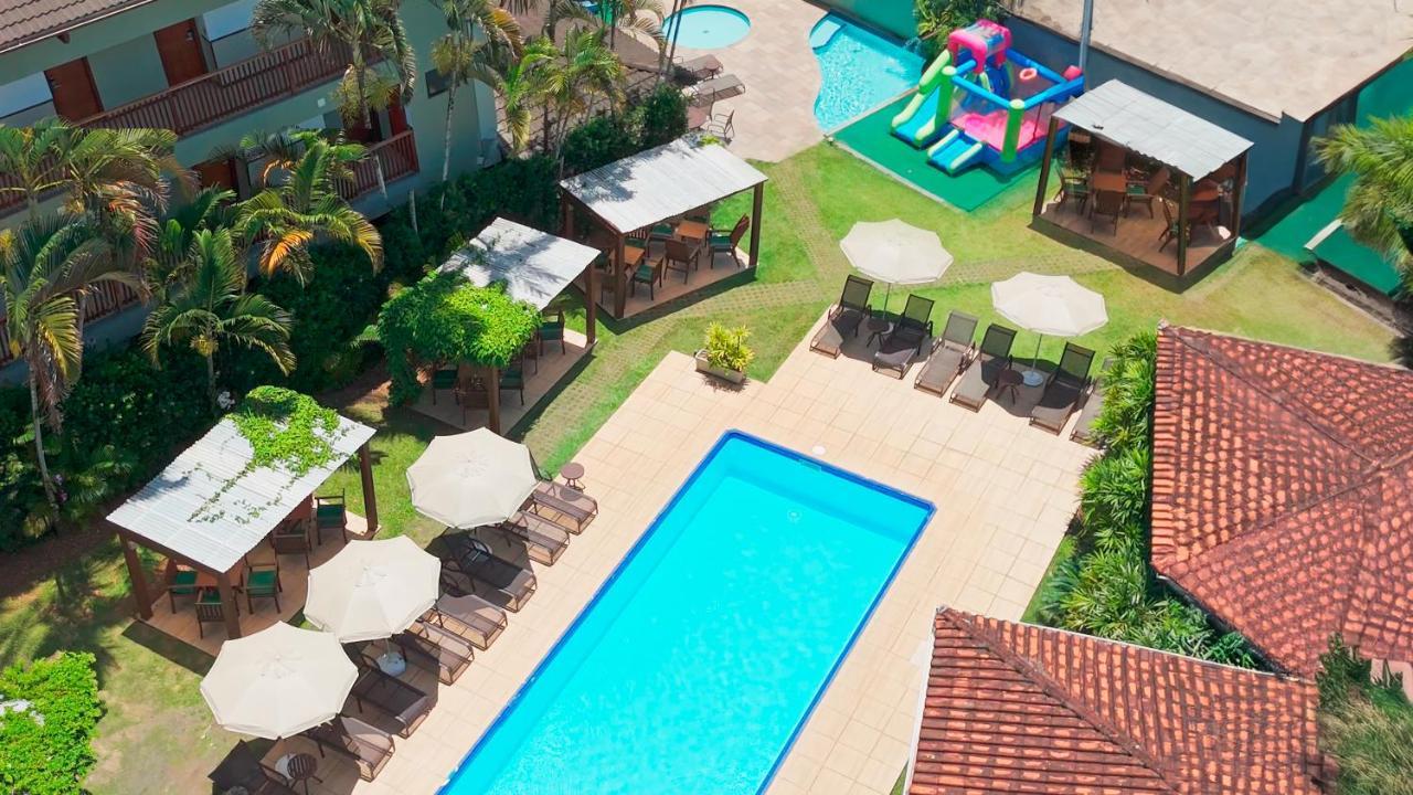 גוארויה Hotel Ilhas Do Caribe - Na Melhor Regiao Da Praia Da Enseada מראה חיצוני תמונה